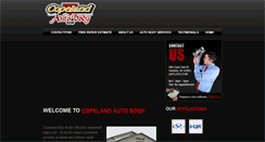 Desktop Screenshot of copelandautobody.com